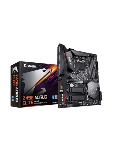 GIGABYTE Z490 AORUS Elite (Intel LGA1200 / Z490 / ATX / 2xM.2 / RGB Fusion / Gaming Motherboard) | Z490 AORUS ELITE