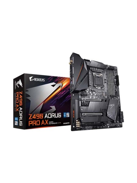 GIGABYTE Z490 AORUS PRO AX (Intel LGA1200 / Z490 / ATX / Intel 2.5G LAN / Intel WiFi 6 / Fins-Array II / Gaming Motherboard) | Z490 AORUS PRO AX