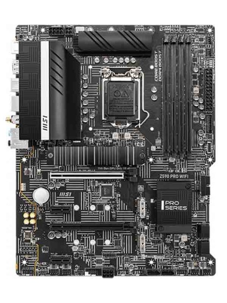 MSI Z590 PRO WIFI LGA 1200 ATX Z590 Chipset Intel Motherboard