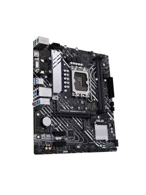 ASUS Prime B660M-K D4 (LGA 1700) Intel 12th Gen MATX Motherboard ,two M.2 slots, DDR4, HDMI®, D-Sub, Realtek 1Gb Ethernet