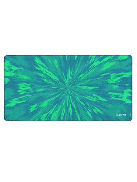 Huepad Isoflow Series, Premium Mousepads, HYDRAGLIDE Fabric Gaming Mouse pad, XL Desk Pad with Carry Case Tube (XL: 90x40cm, HYPERJUMP, ATOMIC GREEN), HP9040-ISF-HJ-AG