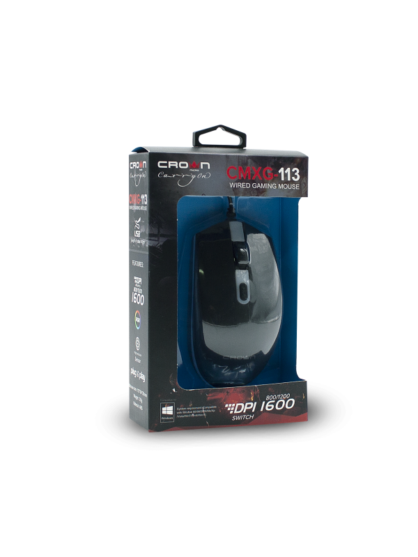 CROWN CMXG-113 Wired Gaming Mouse RGB | CMXG-113