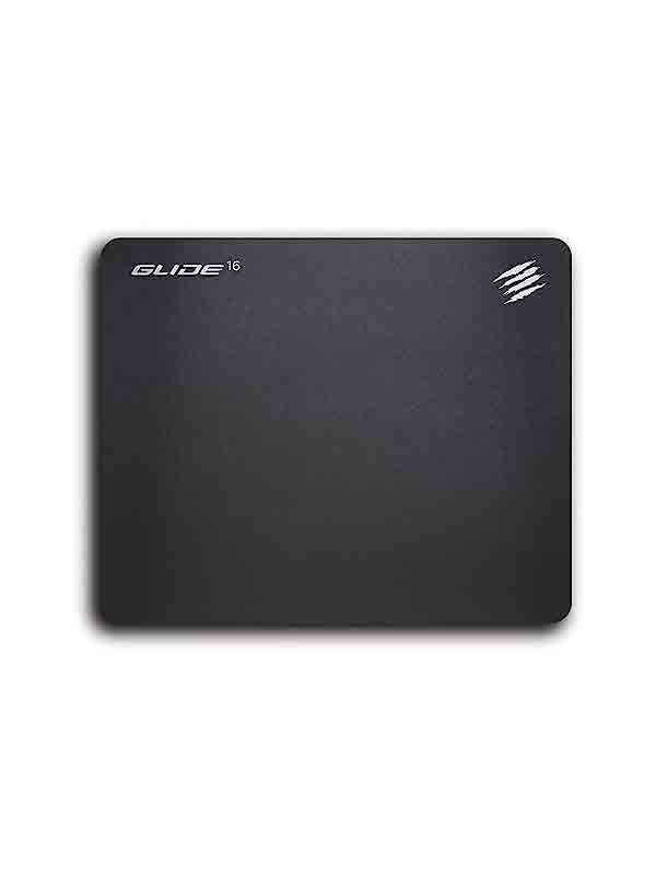 Mad Catz G.L.I.D.E. 16 High Performance Gaming Mouse Pad with Heat Bonded Edges And Non-Slip Rubber Base 10.6 x 12.6 in, Black