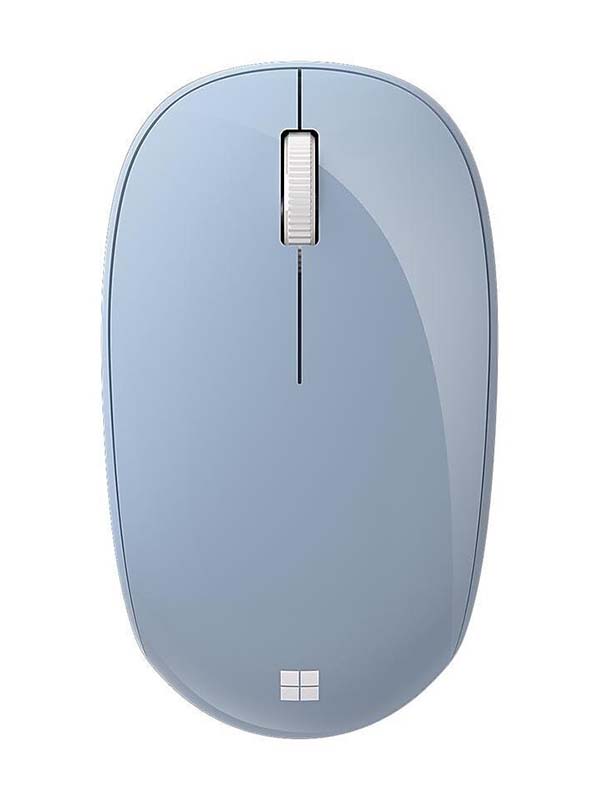 Microsoft Bluetooth Mouse, 33 feet Wireless Range, 4 buttons, Pastel Blue | RJN-00013