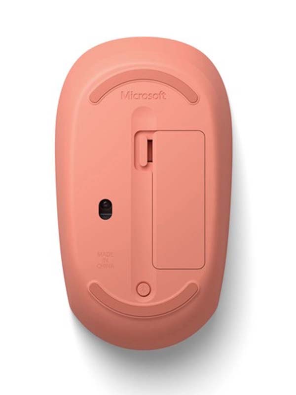 Microsoft Bluetooth Mouse, 33 feet Wireless Range, 4 buttons, Peach | RJN-00037