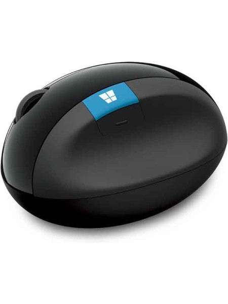 Microsoft Sculpt Ergonomic Windows Button Wireless Sculpt 4 Way Scrolling Mouse For Business, Black | L6V-00004
