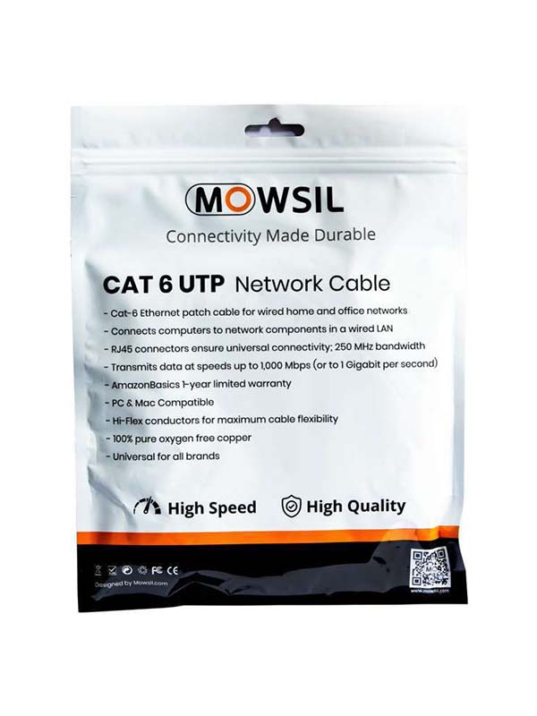 MOWSIL CAT6 UTP Cable 50 CM | MOUT50C