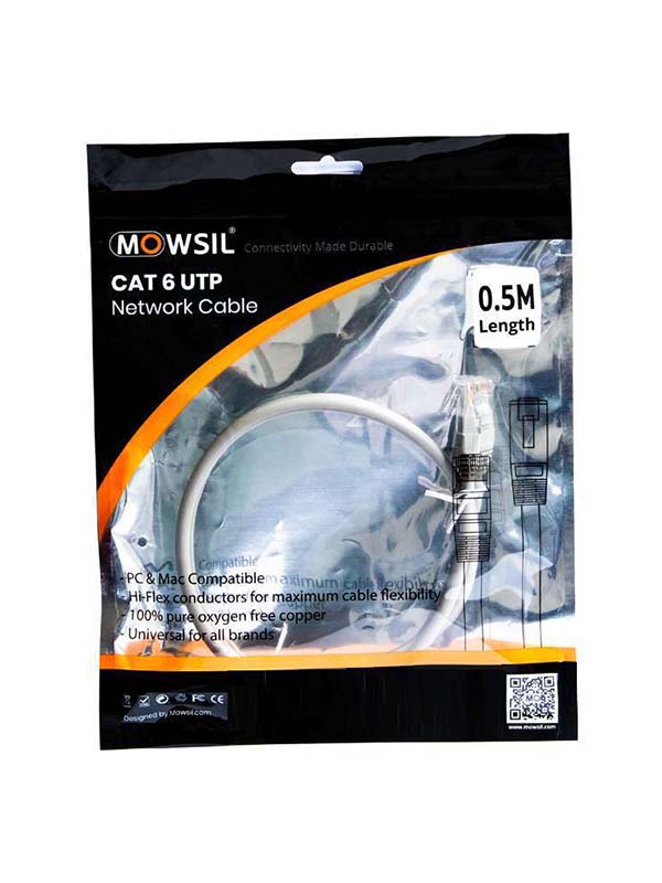 MOWSIL CAT6 UTP Cable 50 CM | MOUT50C