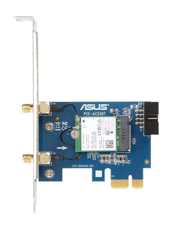 ASUS PCE-AC55BT Dual-Band Wireless-AC1200 Bluetooth 4.0 PCI-E Adapter I PCE-AC55BT