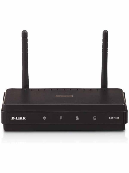D-Link DAP-1360 Wireless N Range Extender, Black
