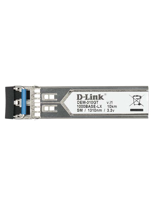 D-LINK DEM-310GT, 1000BASE-LX Single-Mode 10 Km LC SFP Transceiver | DEM-310GT
