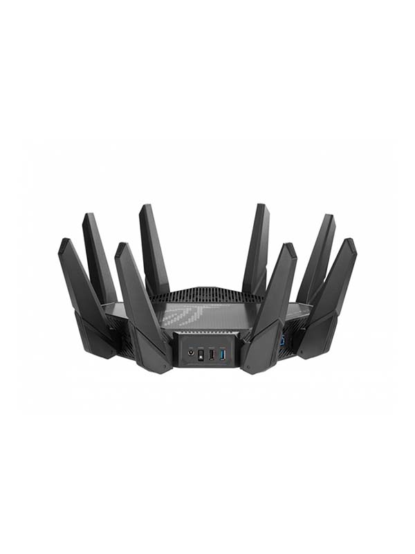 ASUS ROG Rapture GT-AX11000 Pro Tri-Band Wi-Fi 6 Gaming Router, 2.5G Port, 10G Port, Enhanced Hardware, ASUS Range Boost Plus, 5.9 GHz, Triple-Level Game Acceleration, Free Network Security and AiMesh Support | 90IG0720-MU2A00