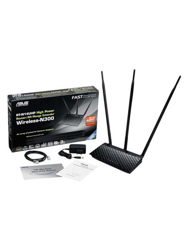 ASUS RT-N14UHP, High Power N300 3-in-1 WiFi Router | RT-N14UHP