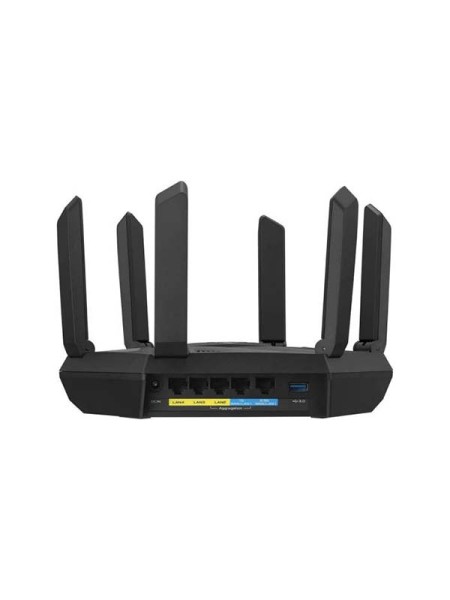 ASUS RT-AXE7800 Triband Wi-Fi 6E Extendable Router, 6 GHz Band, 2.5 G Port, Speeds Up to 7800 Mbps, Instant Guard, Advanced Parental Control, Built-in VPN, Ai Mesh Compatible | 90IG07B0-MU9B00