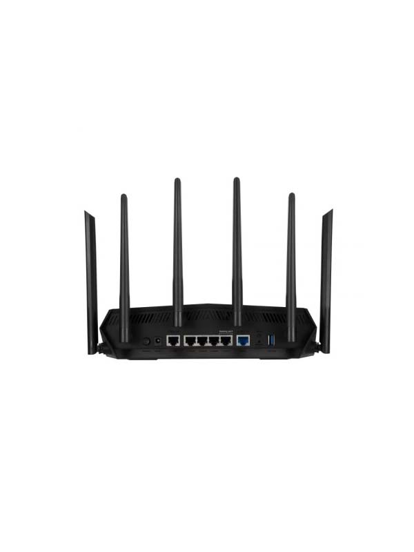 ASUS TUF Gaming AX6000 Dual Band WiFi 6 Gaming Router with dedicated Gaming Port, Dual 2.5G Port, 3steps port forwarding, AiMesh for mesh WiFi, AiProtection Pro network security and AURA RGB lighting | 90IG07X0-MU9C00
