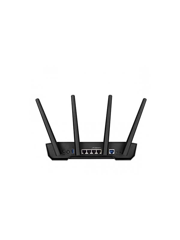 ASUS TUF Gaming AX3000 V2 Dual Band WiFi 6 Gaming Router, 2.5Gbps Port, AiMesh for mesh WiFi, AiProtection Pro network security | 90IG0790-MU9B00