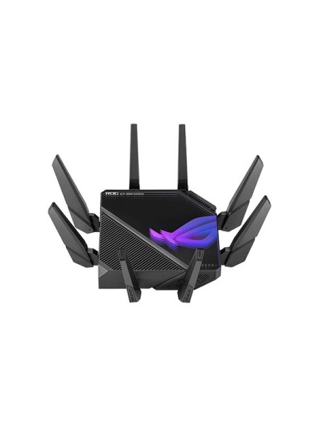 ASUS ROG Rapture GT-AXE16000 quad-band WiFi 6E gaming router, 6 GHz Band, Dual 10G Ports, 2.5G WAN Port, Dual WAN, AiMesh Support | 90IG06W0-MU2A10