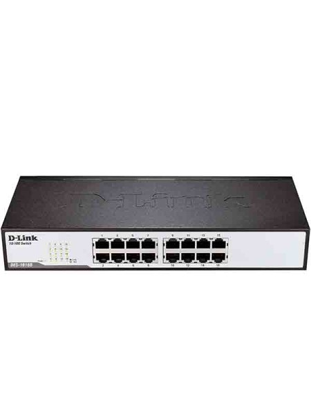 D-Link DES-1016D 16-Port Fast Ethernet Unmanaged Desktop Switch