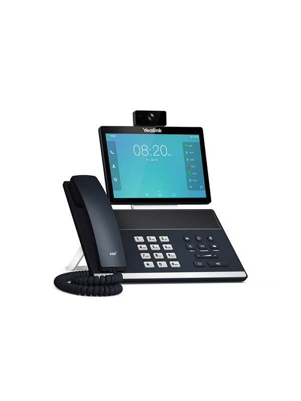 Yealink SIP-VP59 Smart Video IP Phone, 16 VoIP Accounts 8inch Adjustable Color Touch Screen,  Dual USB 2.0, 802.11ac Wi-Fi, Dual-Port Gigabit Ethernet, 802.3af PoE | SIP-VP59