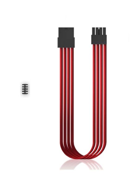 DEEPCOOL PSU Cable EC300 PCI-E Red with Warranty | DP-EC300-PCI-E-RD