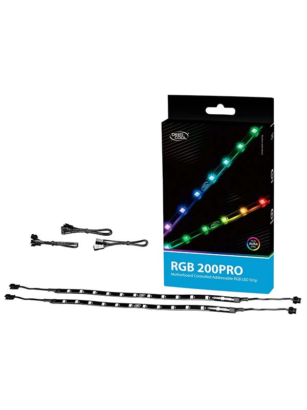 DEEPCOOL RGB 200 PRO Addressable RGB LED Strip Magnetic Lightning Kit | DP-LED-RGB200PRO