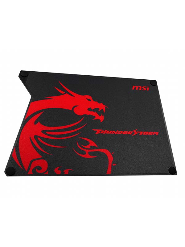 MSI ThunderStorm Aluminum Gaming Mousepad (Two-Sided Design, L-Shaped Ergonomic Design) | GF9-V000001-EB9