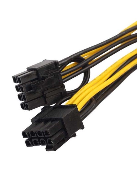 PCI-E 6-pin to 2x 6+2-pin (6-pin/8-pin) Power Spli