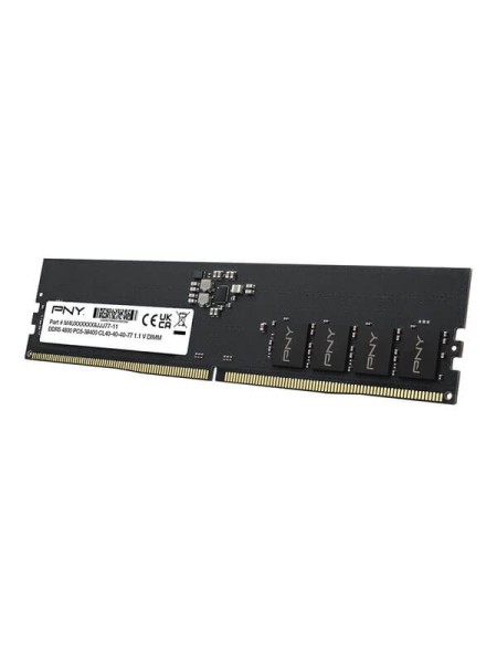 PNY Performance MD8GSD54800-BLK, 8GB DDR5-4800 Desktop RAM, PC5-38400, CL40, 1.1V, DIMM | MD8GSD54800-BLK