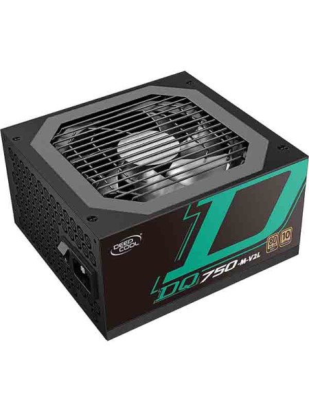 DeepCool DQ750M 750W 80 Plus Gold Certified Fully Modular ATX Power Supply with Warranty | DP-GD-DQ750-M-V2L