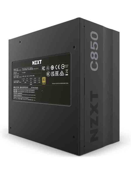 NZXT C850 PSU, 80 Plus Gold 850W Fully Modula Gaming Power Supply with Warranty | PA-8G1BB-EU