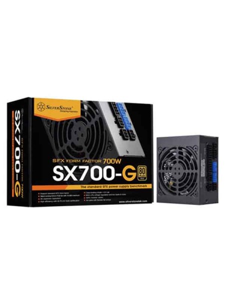 SilverStone SX700-G 700W SFXForm Factor 80 Plus Gold Power Supply - SST-SX700-G