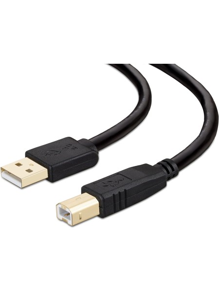 USB 2.0 Printer Cable 5 Meter Length, Black