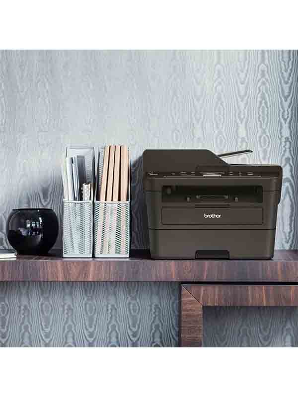 Brother DCP-L2550DW Monochrome Multifunction Laser Printer, Automatic 2-Sided Features, Mobile & Cloud Printing And Scanning, Network Connectivity, High Yield Ink Toner with Warranty | DCP-L2550DW