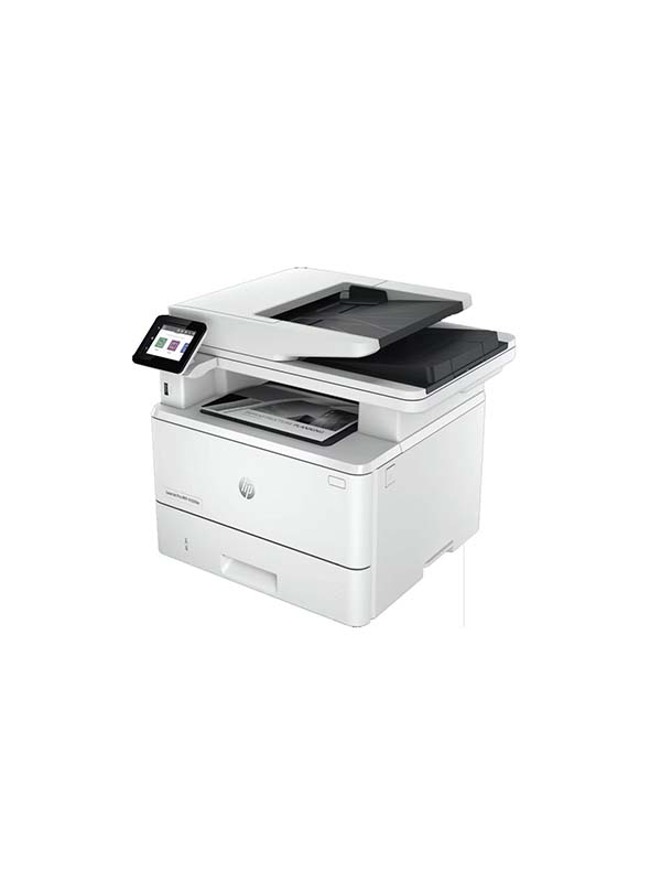 HP 4103fdn LaserJet Pro MFP Printer, 2.7inch Color Touchscreen Display, Up to 42ppm Print Speed, Up to 40cpm Copy Speed, 50 Sheets ADF Capacity, White with Warranty | 2Z628A