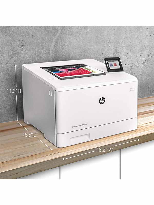 HP Color LaserJet Pro M454DW Wireless Laser Printer Support with Double-Sided & Mobile Printing | W1Y45A with Warranty