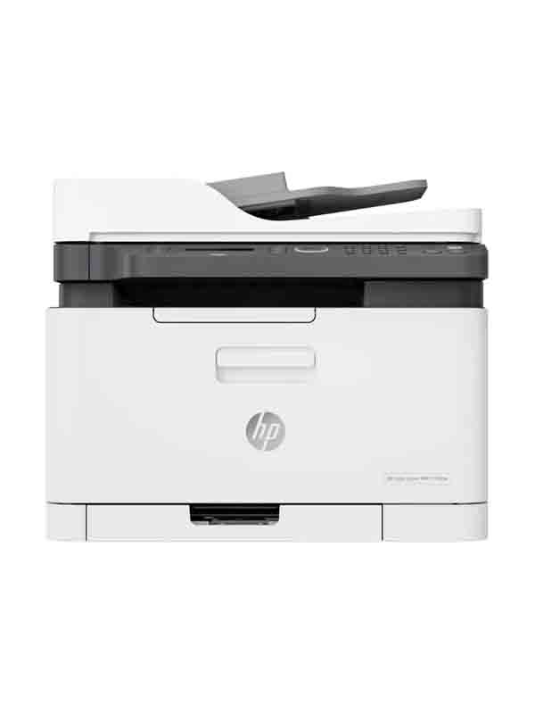 HP LaserJet MFP 179FNW Color Laser All-in-One Printer, White with Warranty 