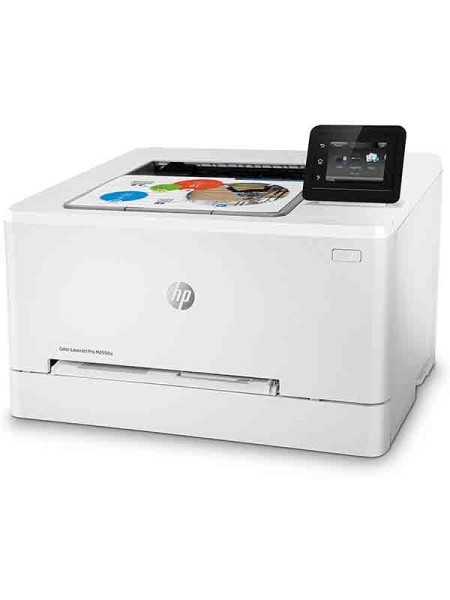 HP M255dw Color LaserJet Pro Wireless Laser Printer, White with Warranty 