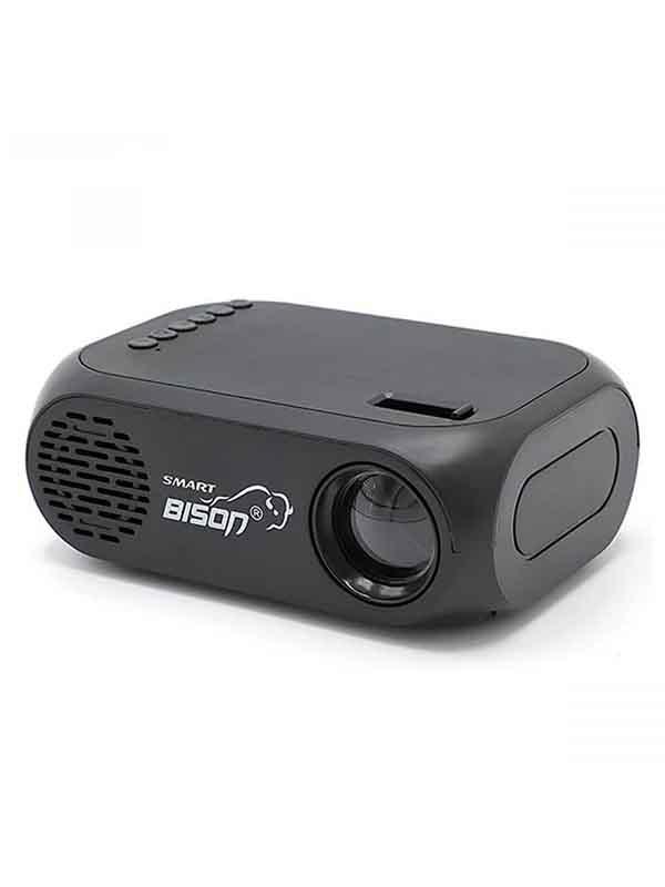Bison Smart LED Mini Projector, Black - BS900