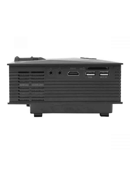 Bison Wifi LED Full HD Mini Projector, Black - BS-46