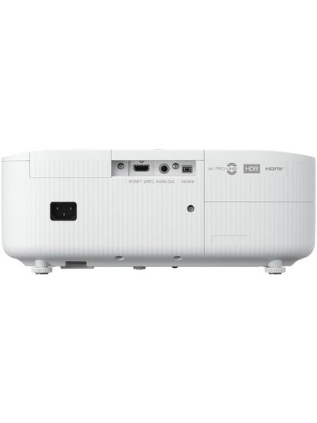 Epson EH-TW6250 4K Pro UHD Projector, 2800 Lumen Brightness, 3LCD Technology, 10000 Hrs Lamp Life, x1.6 Zoom,HDR10, Wireless LAN, HDMI, White with Warranty | EH-TW6250 - V11HA73040