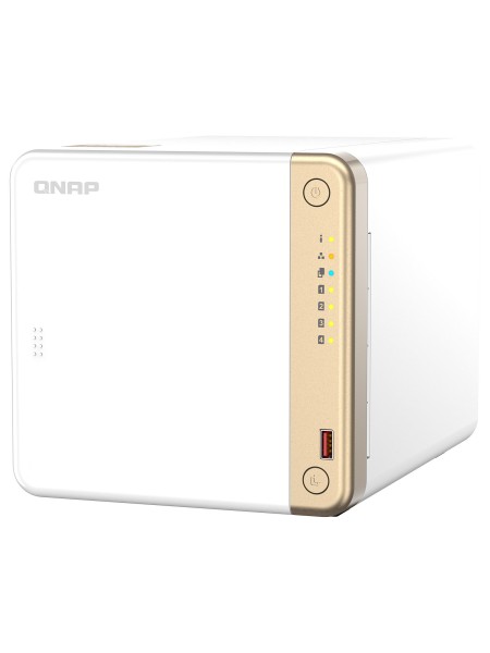 QNAP TS-462-2G NAS Storage, 2GB RAM, 4 x 3.5-inch SATA, 2 x M.2 2280 PCIe Gen 3 x1, 1X 2.5GBE SFP+, 2X USB 2.0, 2X USB 3.2 Gen 2 | TS-462-2G