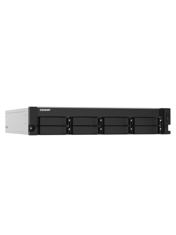 QNAP TS-832PXU-RP NAS Storage, Quad-core 1.7GHz rackmount, 10GbE SFP+ and 2.5GbE ports | TS-832PXU-RP