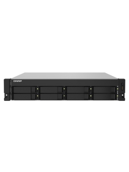 QNAP TS-832PXU-RP NAS Storage, Quad-core 1.7GHz rackmount, 10GbE SFP+ and 2.5GbE ports | TS-832PXU-RP