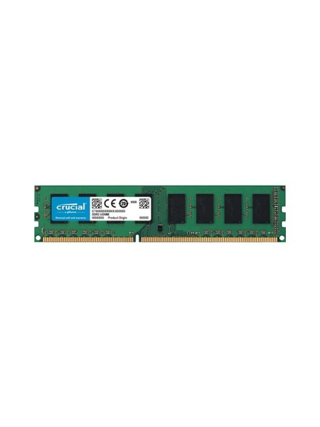 CRUCIAL 8GB Single DDR4 2666 MT/s (PC4-21300) SR x8 DIMM 288-Pin Memory | CT8G4DFS8266