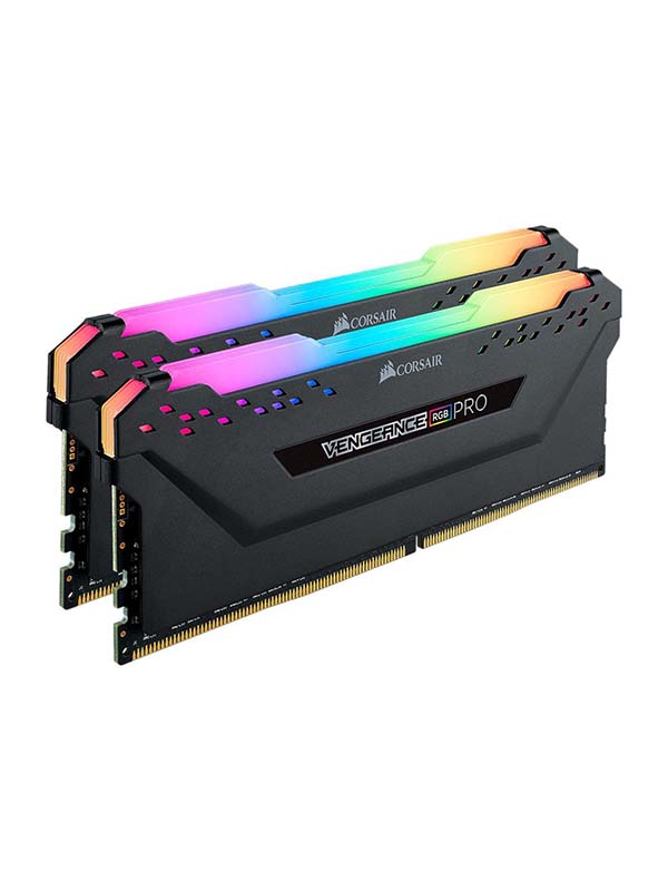 CORSAIR VENGEANCE® RGB PRO 32GB (2 x 16GB) DDR4 DRAM 3200MHz C16 Memory Kit — Black | CMW32GX4M2C3200C16