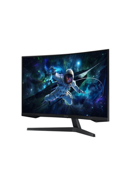 Samsung Odyssey G5 G55C LS32CG552EMXUE, 32-inch QHD 1000R Curved Gaming Monitor, VA, 165Hz, 1ms MPRT, HDR10, AMD FreeSync, HDMI, DisplayPort, Black, 3-Year Warranty | LS32CG552EMXUE