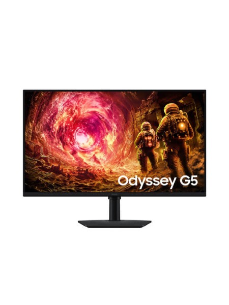 Samsung Odyssey G5 G50F LS32FG502EMXUE 32-inch QHD Fast IPS Gaming Monitor, 180Hz, 1ms GTG, HDR10, FreeSync, G-SYNC Compatible, HDMI, DisplayPort, Black, 3-Year Warranty | LS32FG502EMXUE