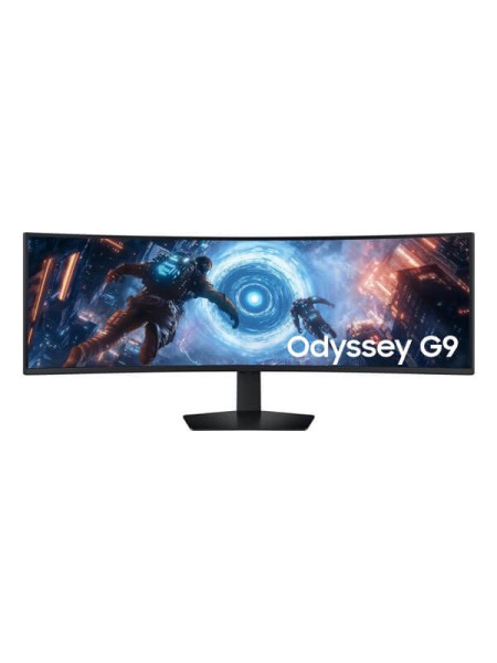 Samsung Odyssey G9 G91F LS49FG910EMXUE 49-inch Dual QHD 1000R Curved Gaming Monitor, VA, 144Hz, 1ms GTG, DisplayHDR 600, HDR10+ Gaming, FreeSync Premium Pro, HDMI 2.1, Black, 3-Year Warranty | LS49FG910EMXUE