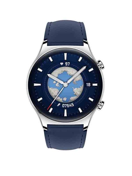 Honor GS 3 Smart Watch Ocean Blue, 1.43 Inch AMOLED Touch Screen, Fitness Watch with Heart Rate Monitor with Warranty | Honor Watch GS3 Blue