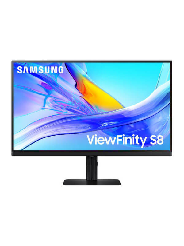 Samsung ViewFinity S8 S80D LS32D806UAMXUE 32-inch 4K UHD VA Monitor, 60Hz, 5ms, HDR10, USB-C 90W, KVM, Ethernet, Ergonomic Pivot Stand, Black, 3-Year Warranty | LS32D806UAMXUE Samsung ViewFinity S8 S80D LS32D806UAMXUE 32-inch 4K UHD VA Monitor, 60Hz, 5ms, HDR10, USB-C 90W, KVM, Ethernet, Ergonomic Pivot Stand, Black, 3-Year Warranty | LS32D806UAMXUE